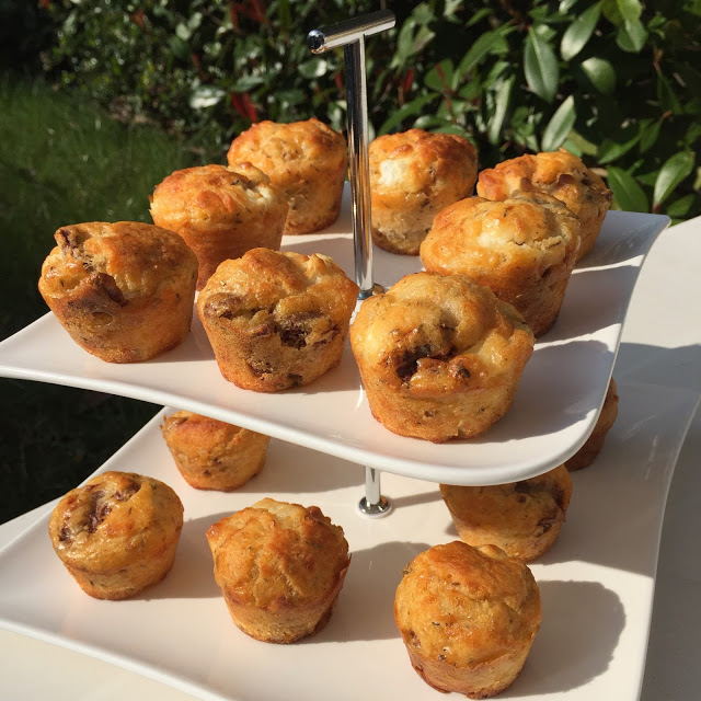 Mini-muffins tomates séchées/chèvre